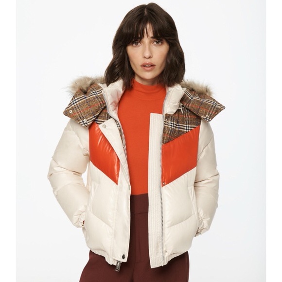 NWT Marc New York Nadir Faux Fur Hooded Puffer Coat, Sz. M - Picture 7 of 9